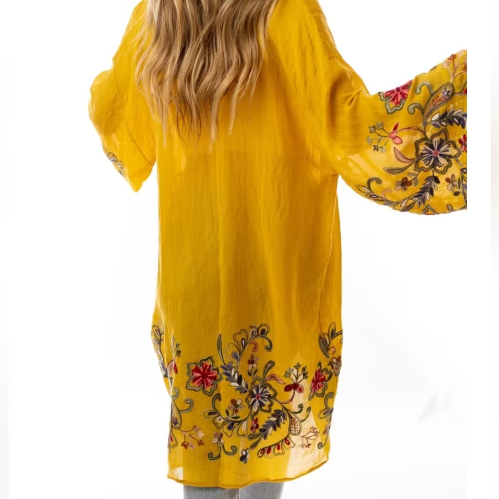 Three Bird Nest Floral Boho Kimono!